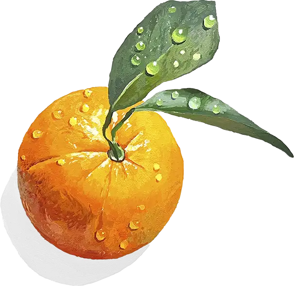 botanico naranja rama